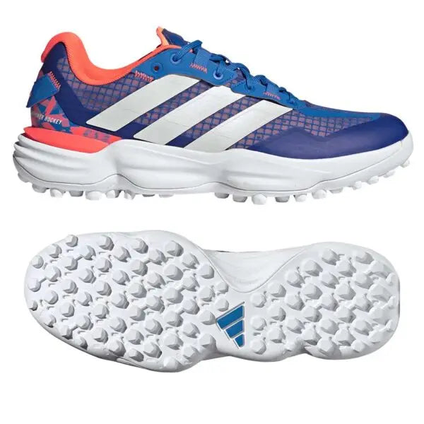 Adidas Adipower 3 Field Hockey Shoe Bright Royal/Zero Met - Elite Hockey - Field Hockey Shop Australia