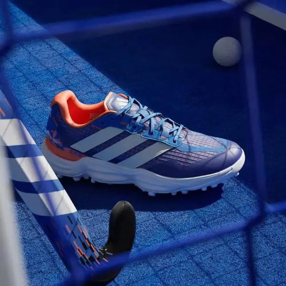 Adidas Adipower 3 Field Hockey Shoe Bright Royal/Zero Met - Elite Hockey - Field Hockey Shop Australia
