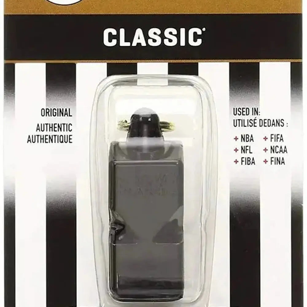 Fox 40 Classic Whistle With Lanyard Black - Elite Hockey - Field Hockey Shop Australia