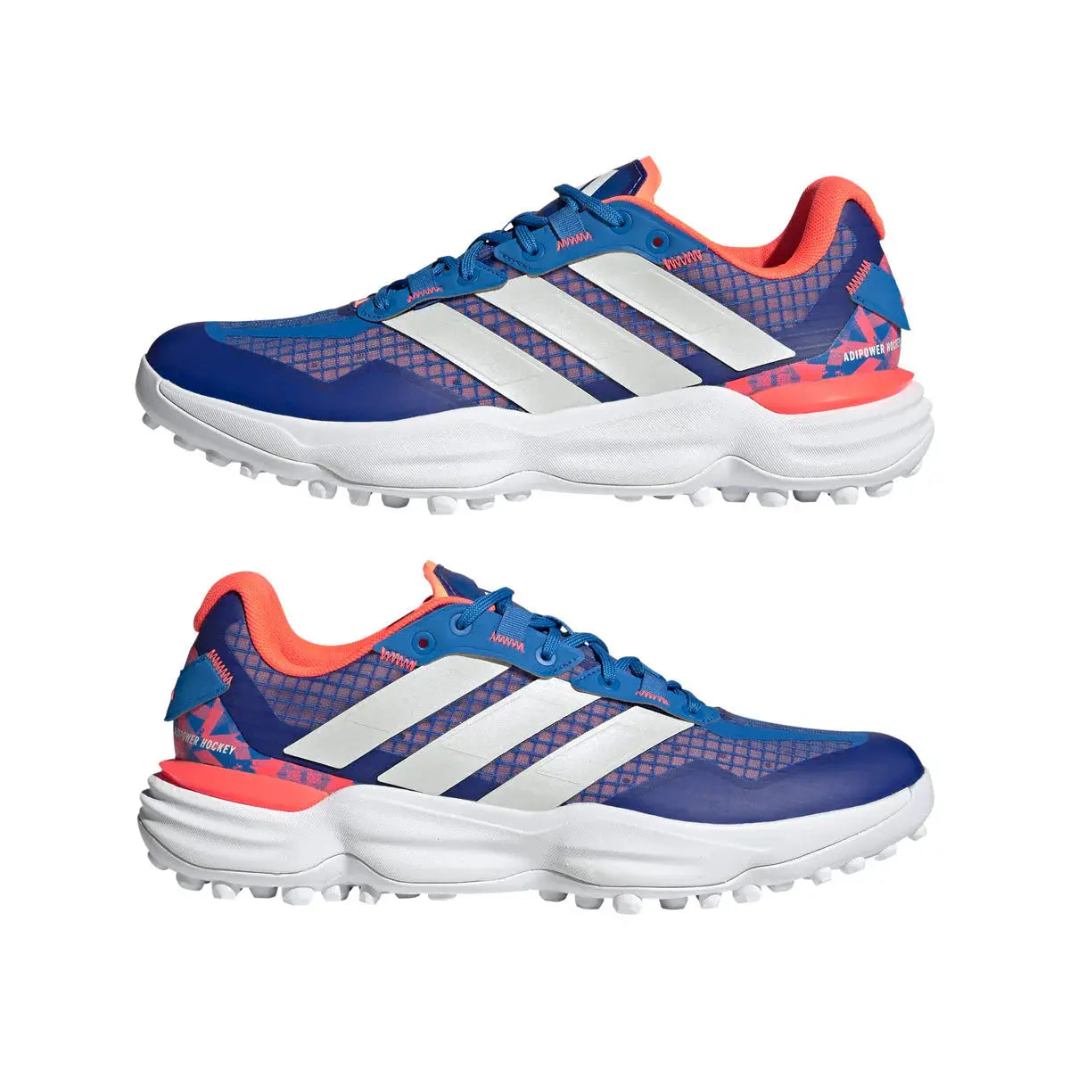Adidas Adipower 3 Field Hockey Shoe Bright Royal/Zero Met - Elite Hockey - Field Hockey Shop Australia