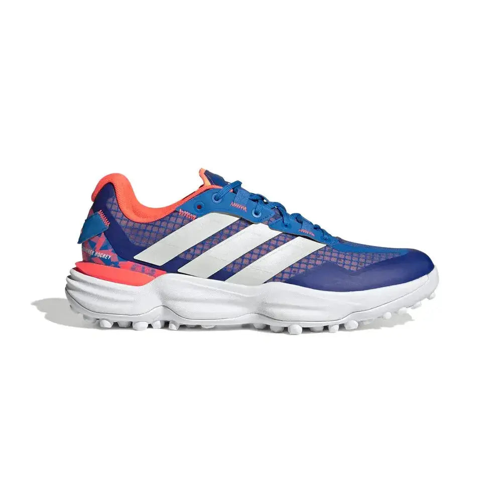 Adidas Adipower 3 Field Hockey Shoe Bright Royal/Zero Met - Elite Hockey - Field Hockey Shop Australia