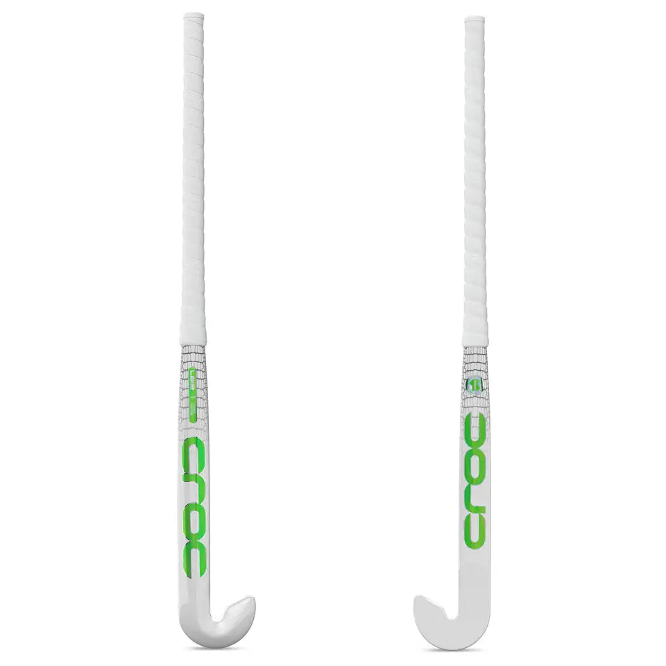 Croc LB12 White Field Hockey Stick - Elite Hockey - Field Hockey Shop Australia