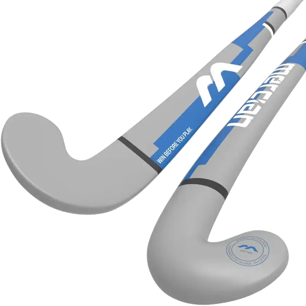 Mercian Genesis W1+ Grey/Blue Junior Hockey Stick Mercian