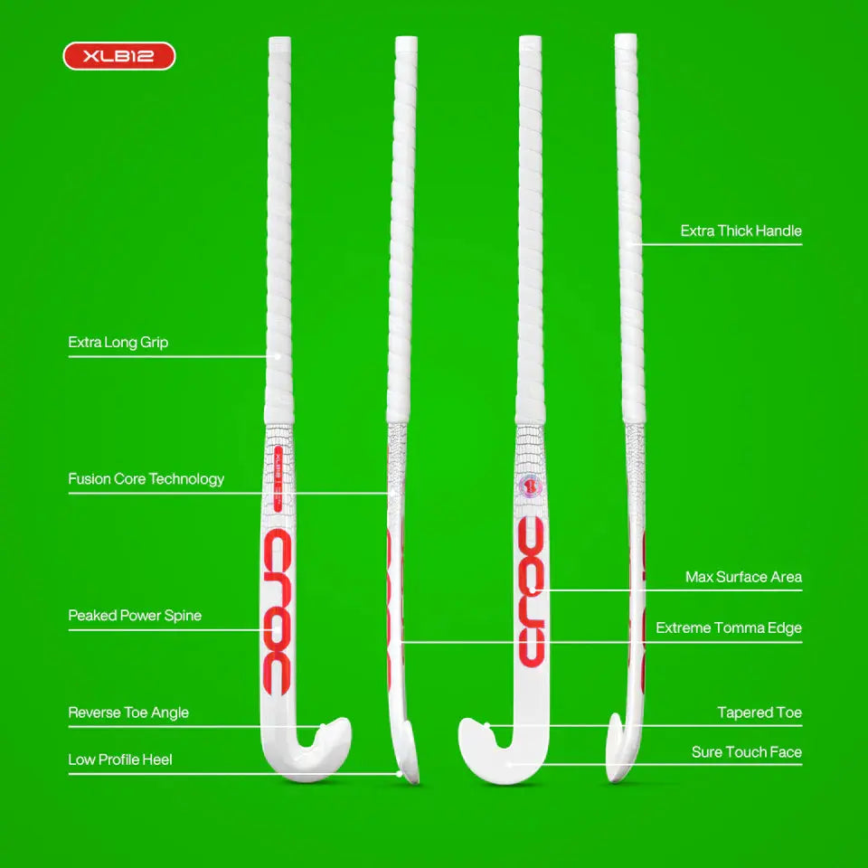 Croc XLB12 Anthracite Field Hockey Stick - Elite Hockey - Field Hockey Shop Australia