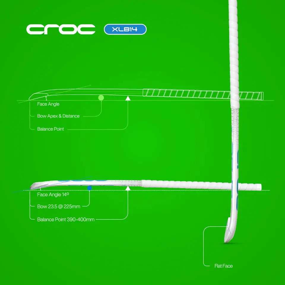 Croc XLB14 - Anthracite Field Hockey Stick - Elite Hockey - Field Hockey Shop Australia