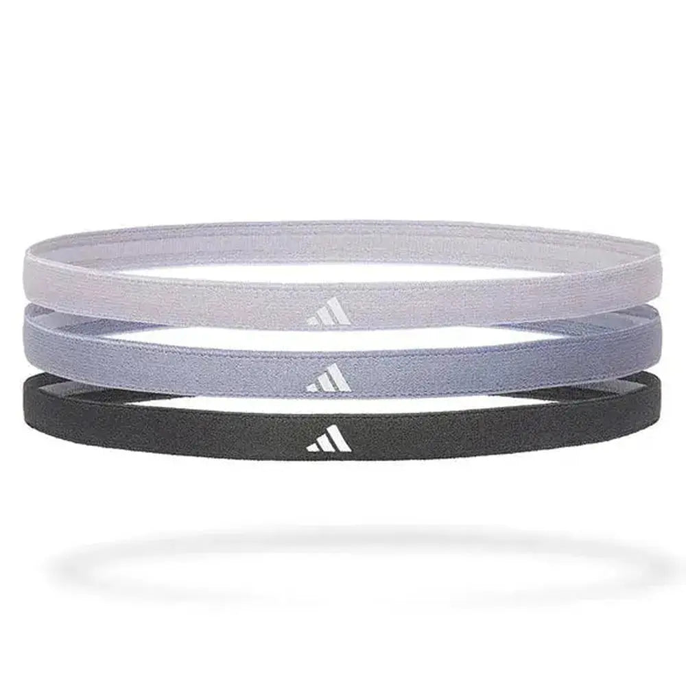 Adidas Sports Headband 3 Pack Silver Dawn/Violet/Black - Elite Hockey - Field Hockey Shop Australia