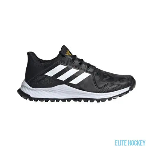 Adidas Youngstar JNR Shoe - Black-Elite Hockey - Field Hockey Shop Australia