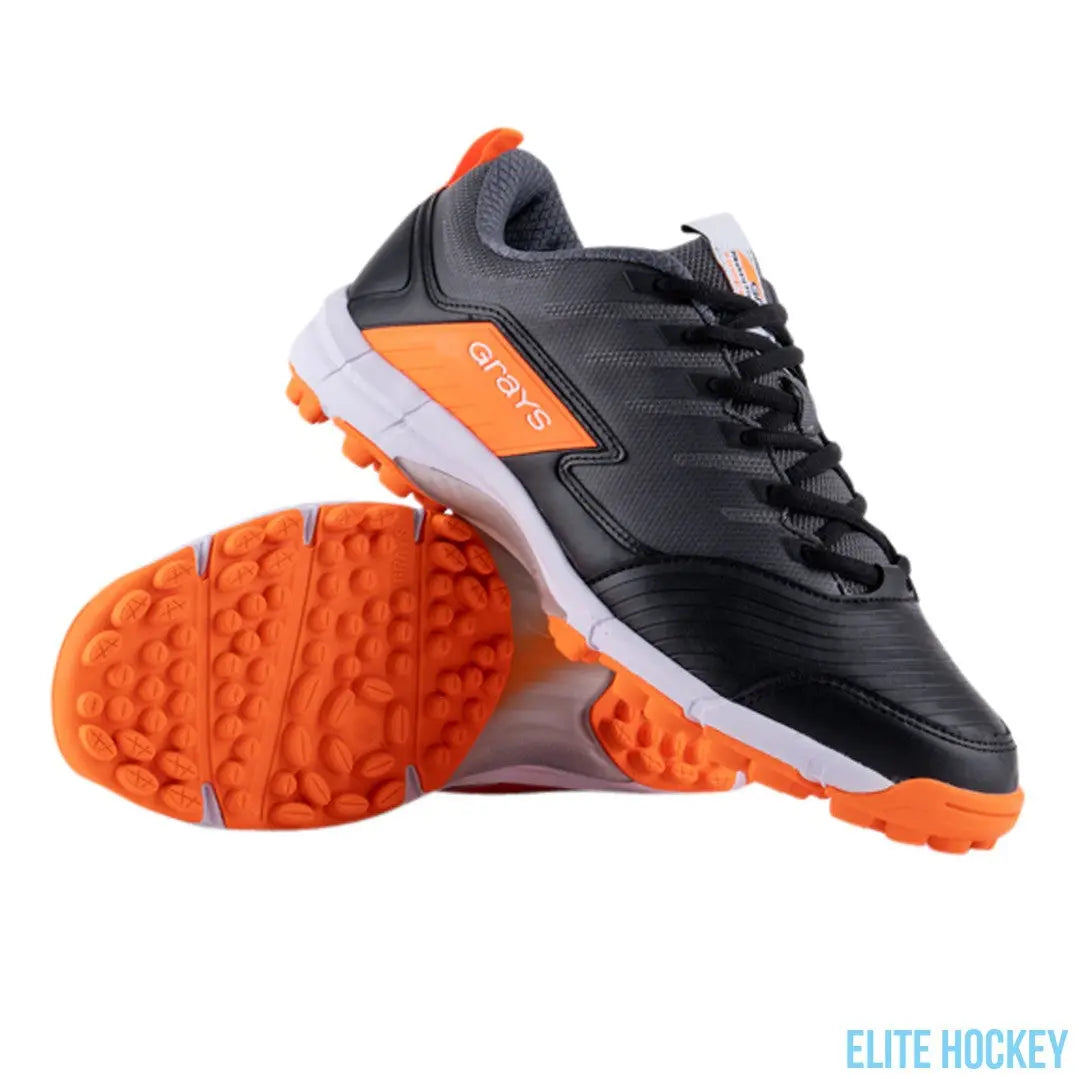 Grays Flash 3.0 Hockey Shoe - Orange/Black-Elite Hockey - Field Hockey Shop Australia