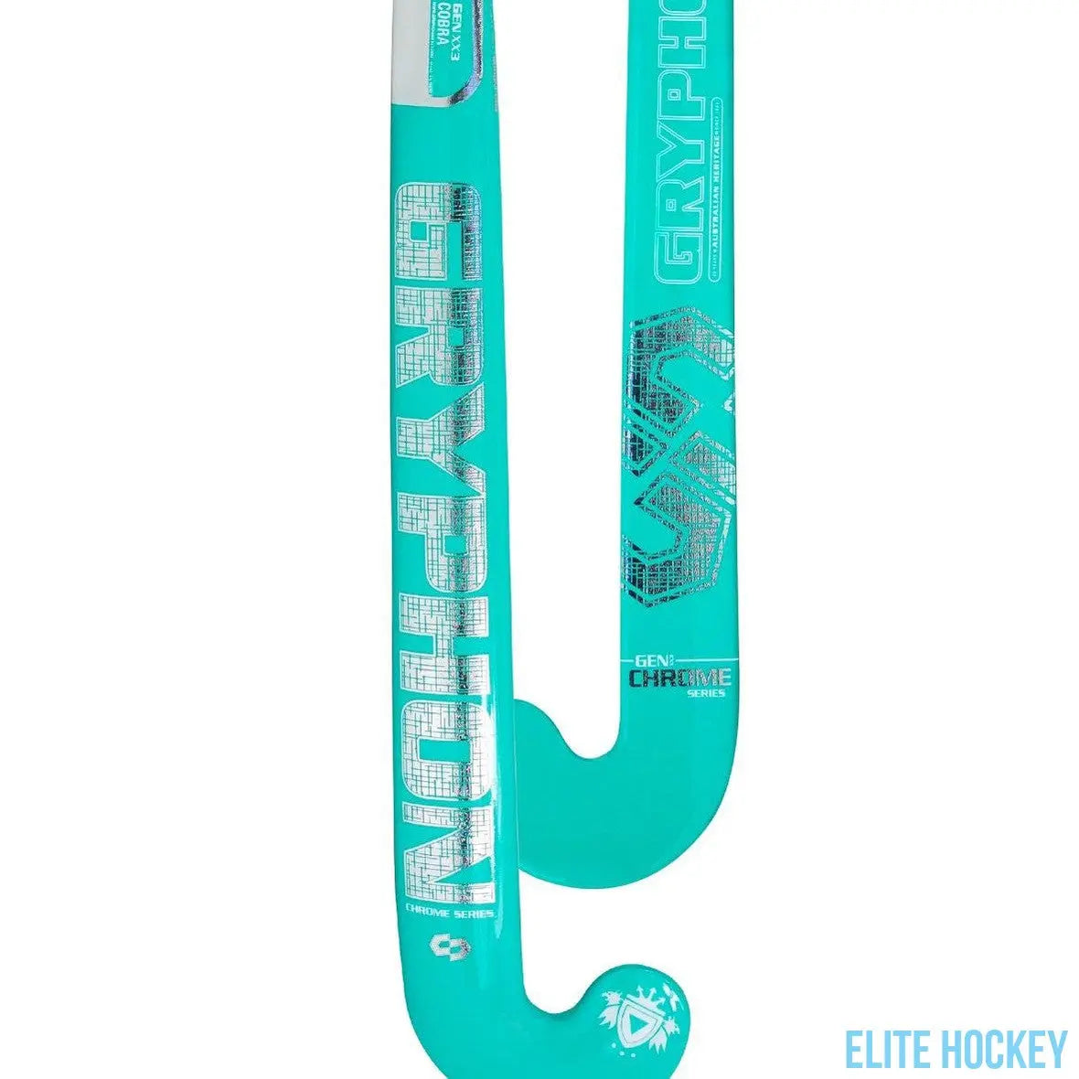 Gryphon Chrome Cobra Indoor GXX3 Teal-Elite Hockey - Field Hockey Shop Australia