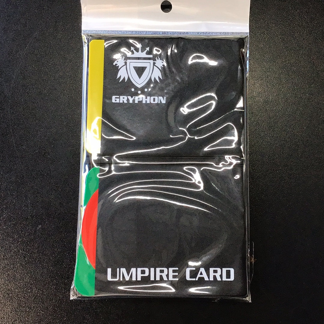 Gryphon umpire cards - Elite Hockey - Field Hockey Shop Australia