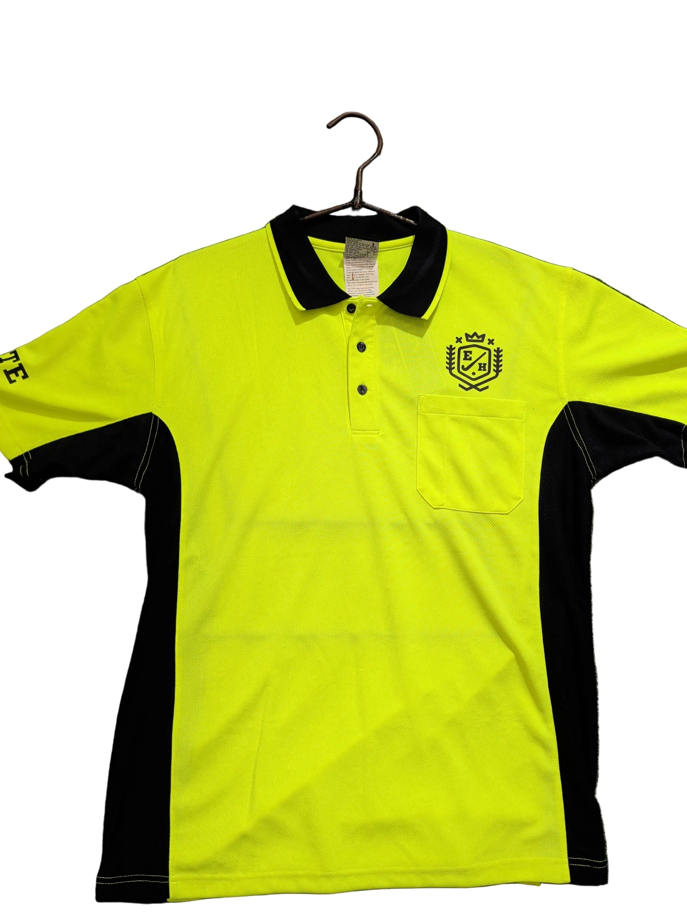 Elite Hockey Umpire Polo - Neon Yellow
